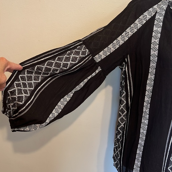 Boutique Cotton Bleu blouse - Picture 2 of 6